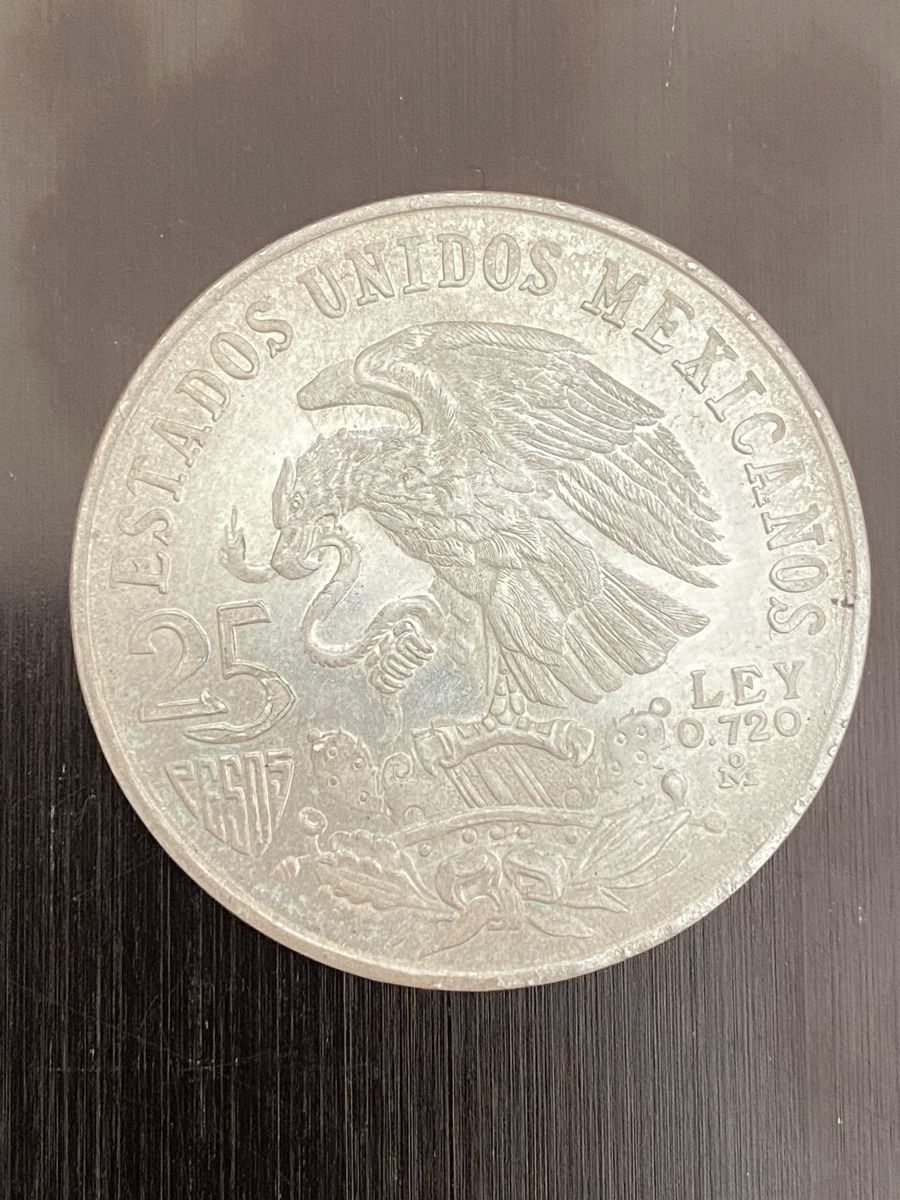 Tutti le monete: Mexique, 25 Pesos 1968 Argent – Nuovo (secondo la descrizione) da Corsier-sur-Vevey venduto da Ginoarturo 1
