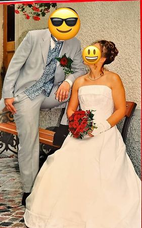 Hochzeitskleid getragen 