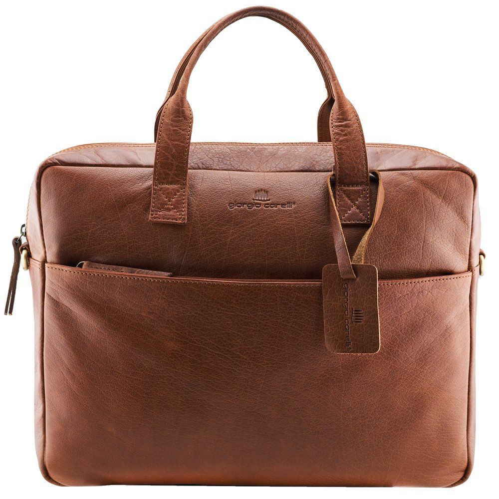 Koffer & Taschen: Laptoptasche, Rindleder, braun – Neu (gemäss Beschreibung) aus Rebstein von Portemonnaie