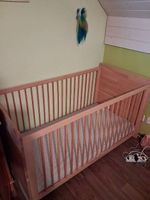 Pinolino Kinderbett mit praktisch neuwertiger Naturmatratze