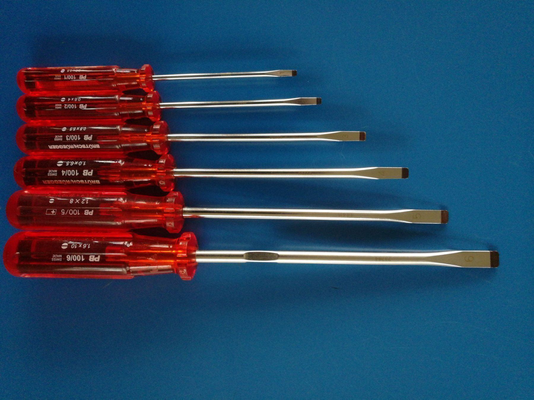 Altro per industria metallurgica: PB Schraubenzieher / Schraubenziehersatz 1-6  ***NEU*** – Nuovo e nell'imballaggio originale da Niederdorf venduto da salti