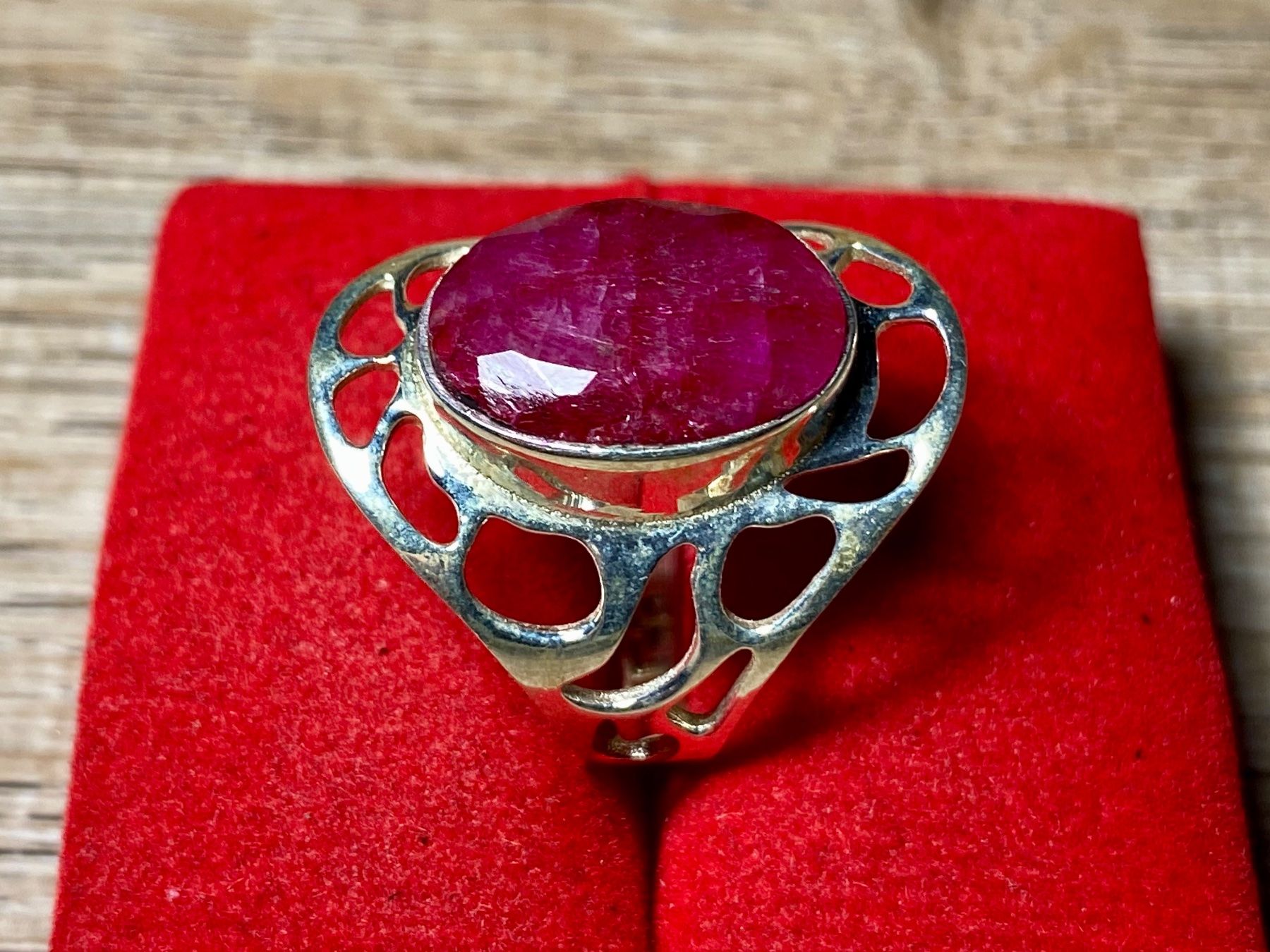 Ringe: natürlicher Rubin - 925 Silber Ring orientalisch – Neu und originalverpackt aus Laax von Kiki_Kingdom3 3