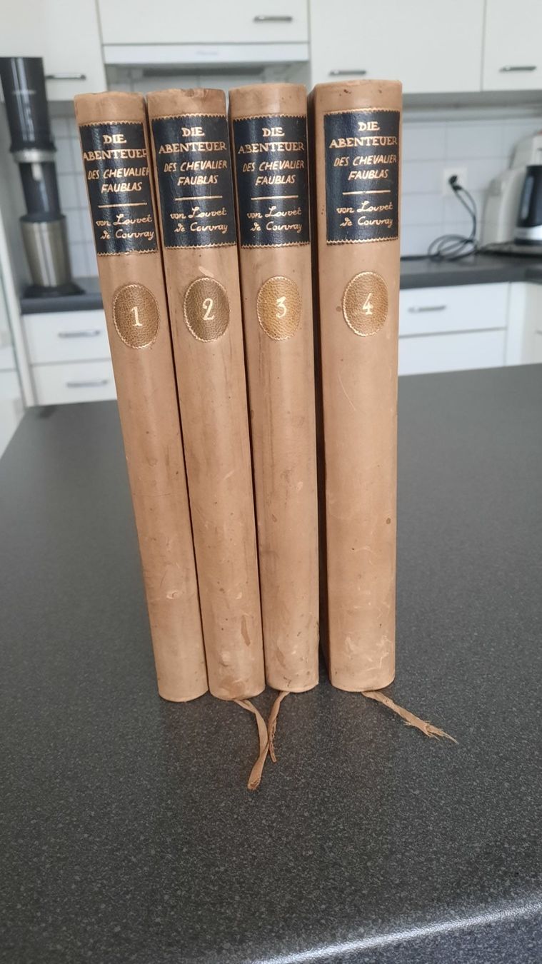 Libri: DIE ABENTEUER  DES CHEVALIER FAUBLAS, 4 Bände numer. Exempla – Usato da zürich venduto da gabab