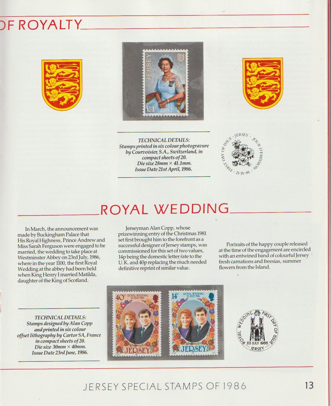 Alle Briefmarken: Jersey 1986 - Superbe État – Neu und originalverpackt aus Crans-Montana von kira56 4