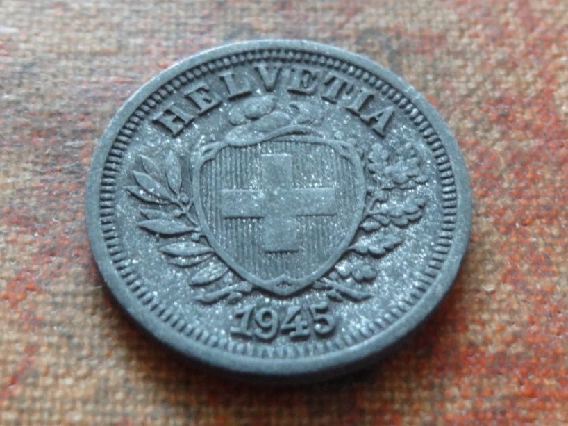 Tutti le monete: 1 Rp. 1945   (A) – Usato da Romanel-sur-Lausanne venduto da Swift13