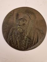 Antike Portraitplakette Bronze "Tiziano"