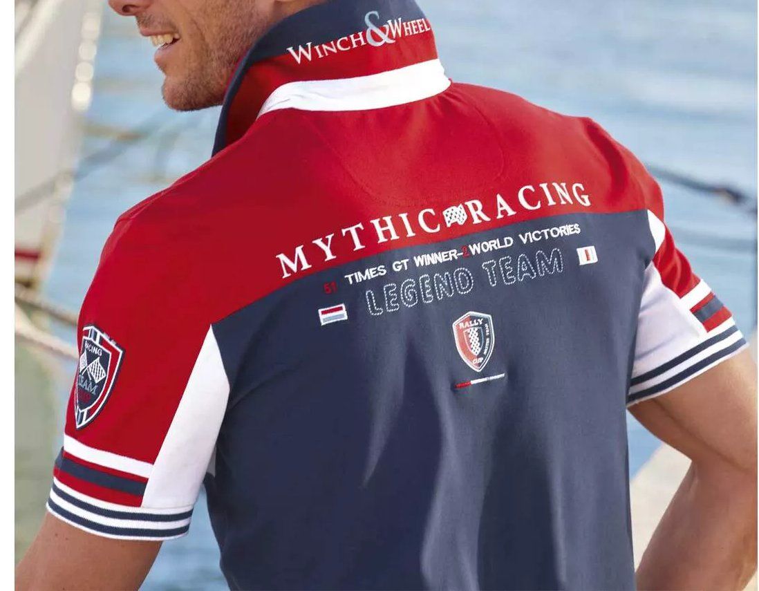 Magliette Polo: Poloshirt Mythic Racing mit Stretch-Effekt – Nuovo (secondo la descrizione) da Sursee venduto da k12g223 1