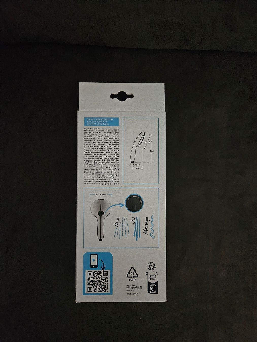 Grohe Duschbrausen: Grohe Vitelalio Duschbrause 110mm – Neu und originalverpackt aus Itingen von punkyclown84 1
