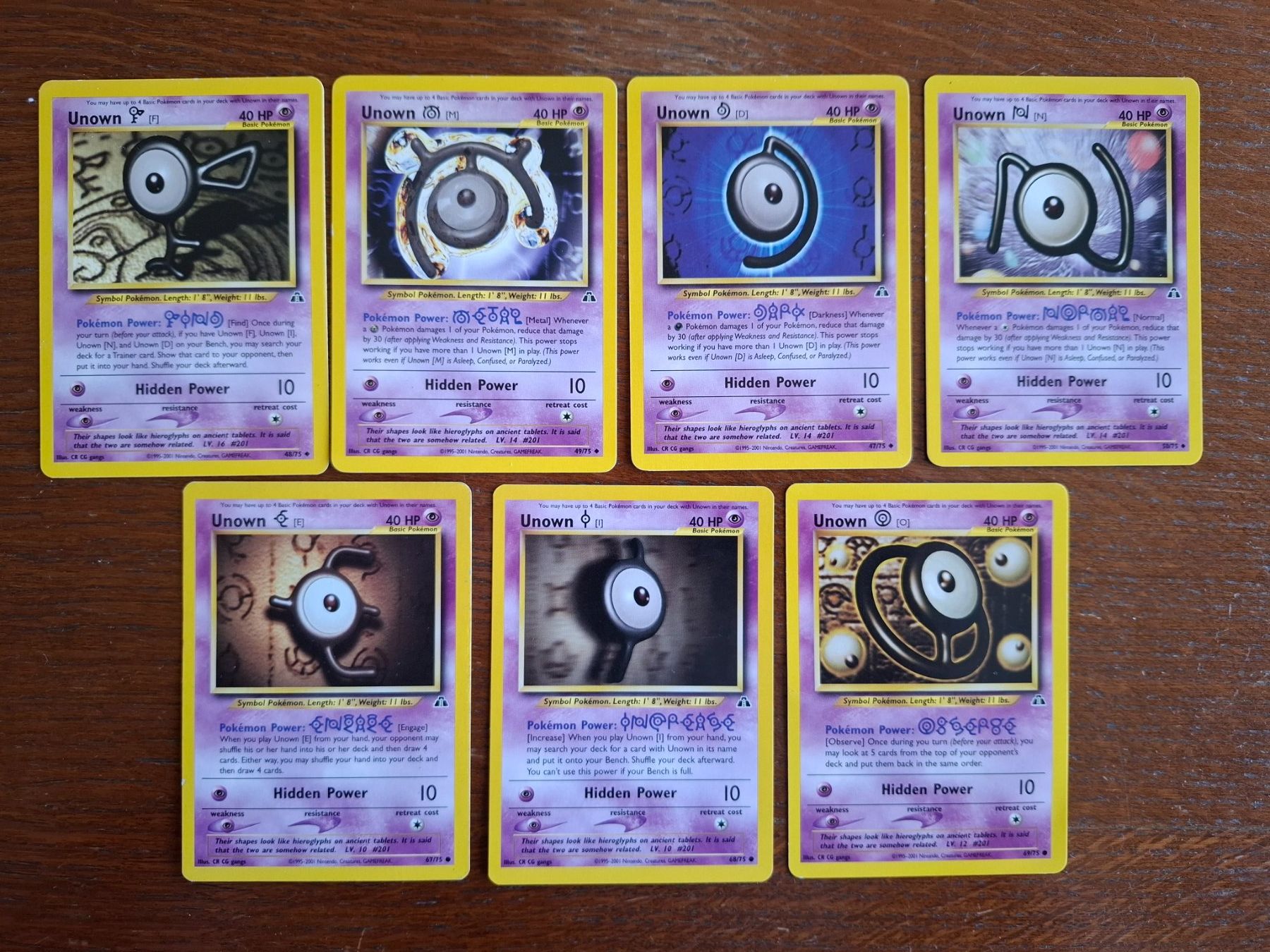 Pokémon Cartes à collectionner: Pokemon Unowns Neo Discovery Set – D'occasion à Giornico par ale_lc8k