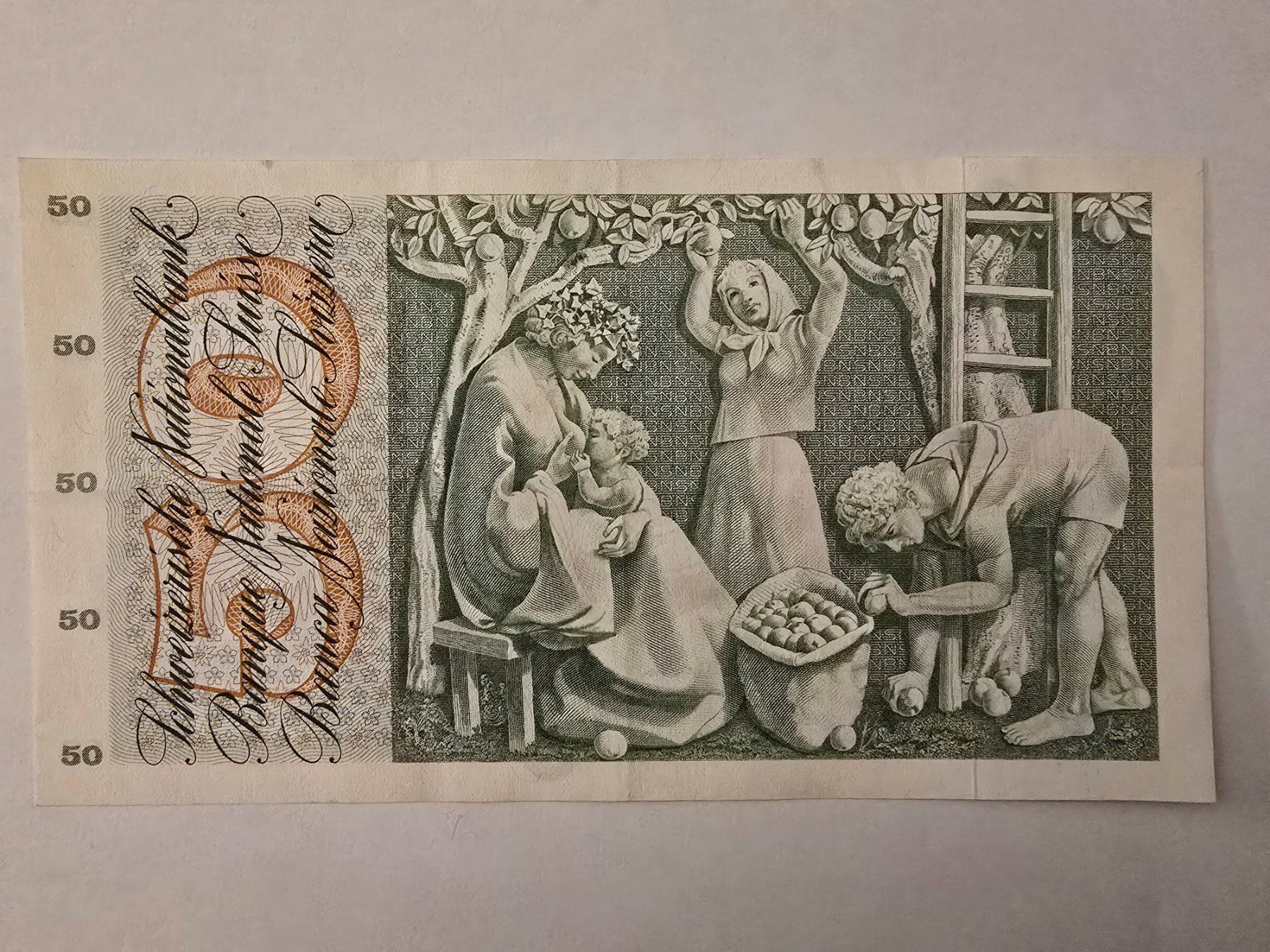 Banknoten: 50 francs suisses 1972, neufs – Neu (gemäss Beschreibung) aus Neuenhof von brasvarela 1
