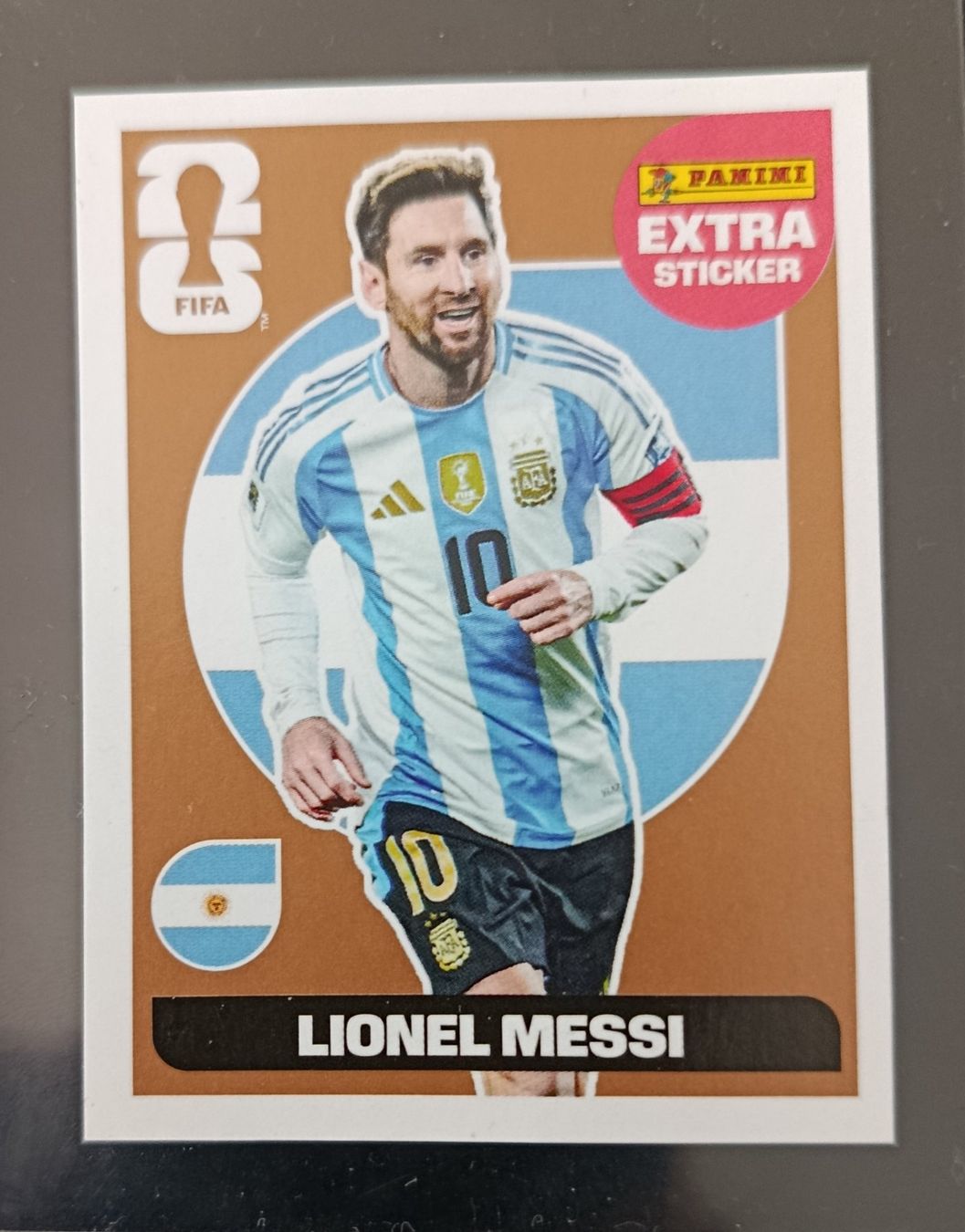 Panini Sammelbilder & Trading cards: Panini Lionel Messi Extra Sticker bronze – Neu (gemäss Beschreibung) aus St-Aubin-Sauges von Cyb0