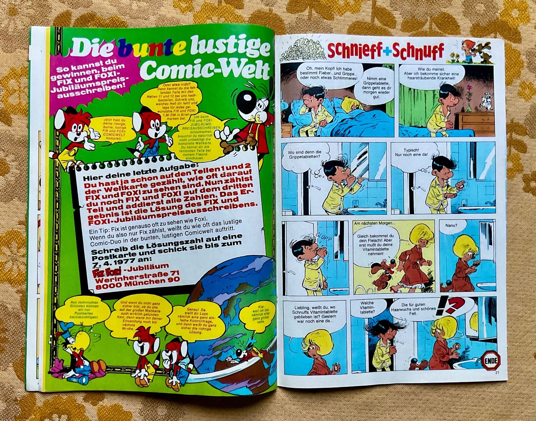 Fumetti: Fix und Foxi Heft Nr 13 von 1977 – Usato da Endingen venduto da nathan05 4