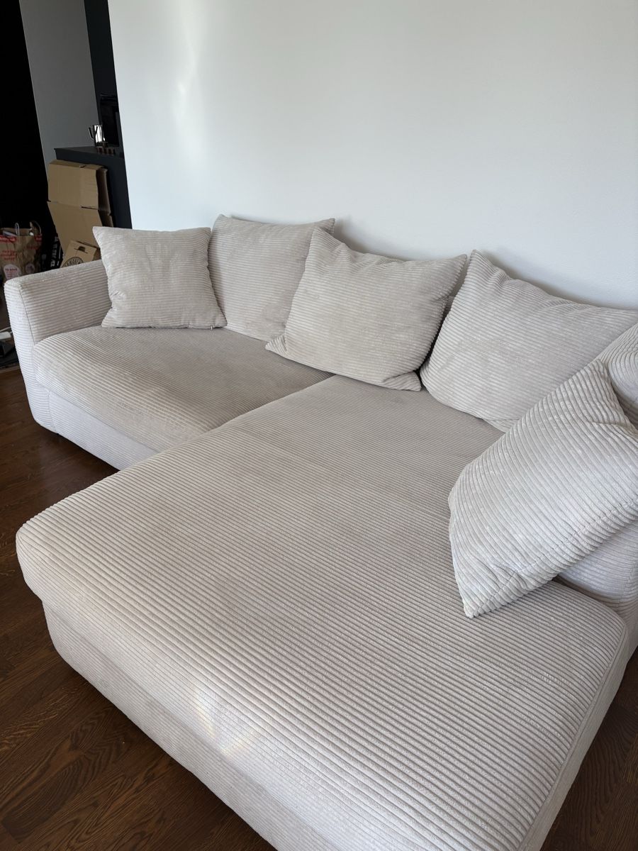 Sofas: Traumhaftes Eck-Cord-Sofa Hell – Gebraucht aus Schliern b. Köniz von jenniferleanda 5
