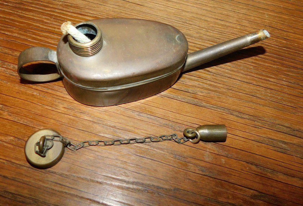 Vasen & Gefässe: Messing Konvolut, Vase, Dose, Horn, Oellämpchen – Gebraucht aus Villnachern von Niggo0 6