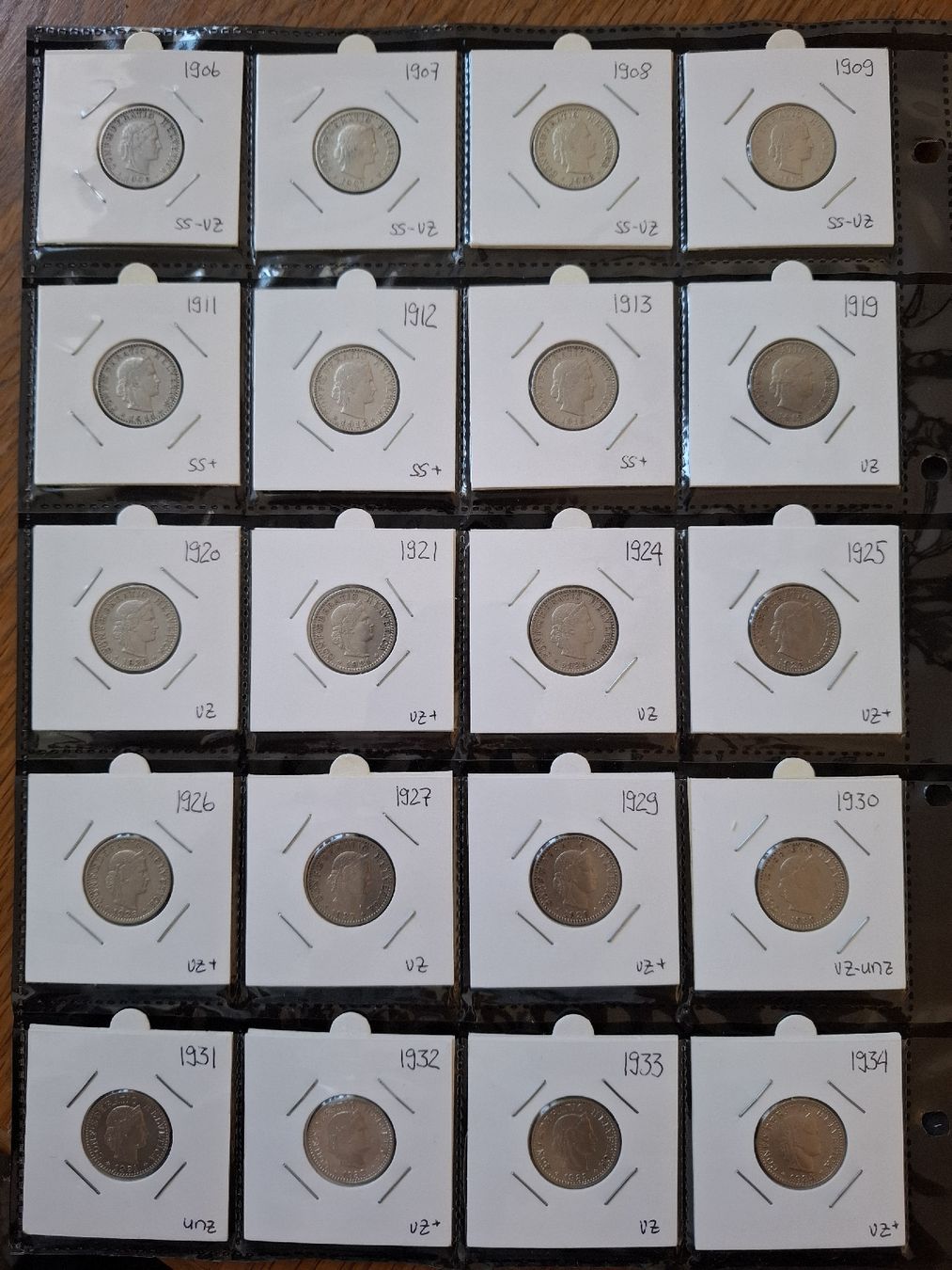 Toutes les monnaies: 20 Rappen Sammlung nr.44 – D'occasion à Hunzenschwil par Hardrock6 1