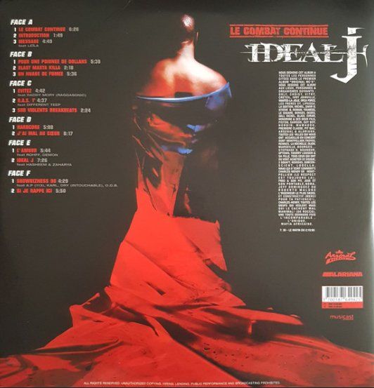 Dischi in vinile: Ideal J "Le Combat Continue" Vinyle Comme Neuf (Rare) – Usato da Etoy venduto da vin_hss9 1