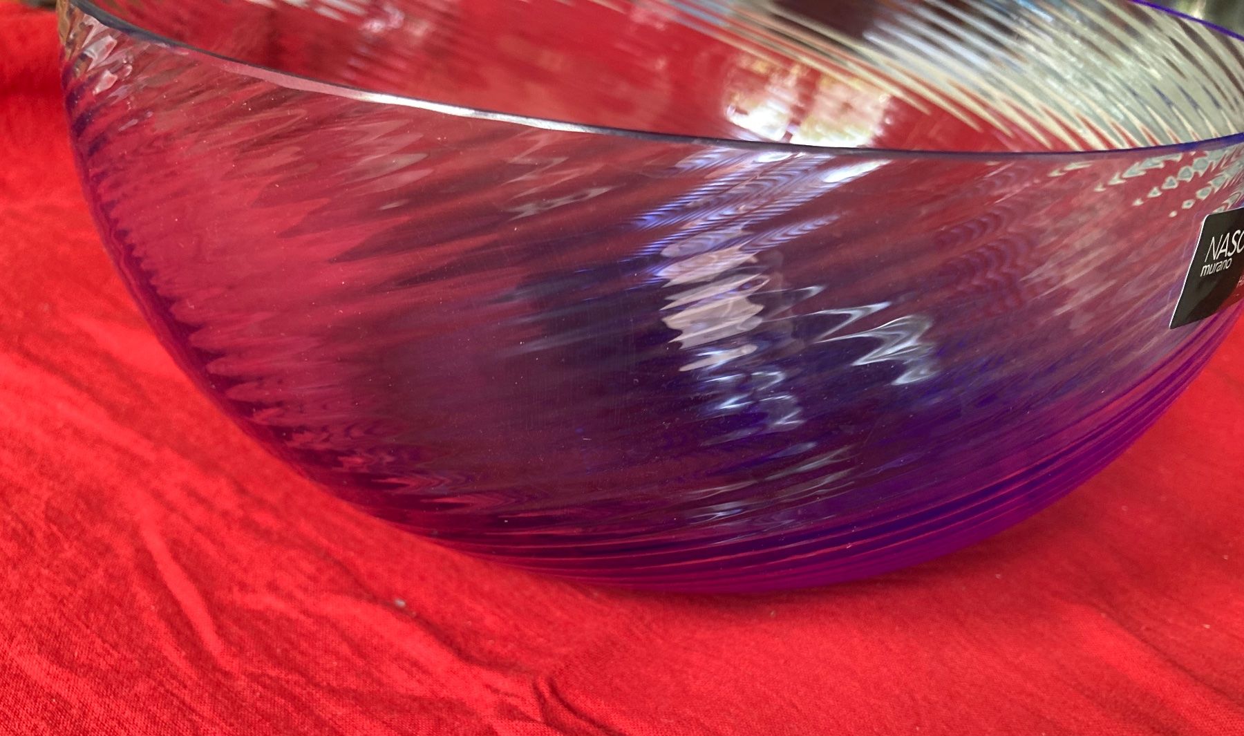 Murano Ciotole: Murano Glasschale Blau, Nason Moretti – Nuovo e nell'imballaggio originale da Zürich venduto da Gustavo_Bianco 5