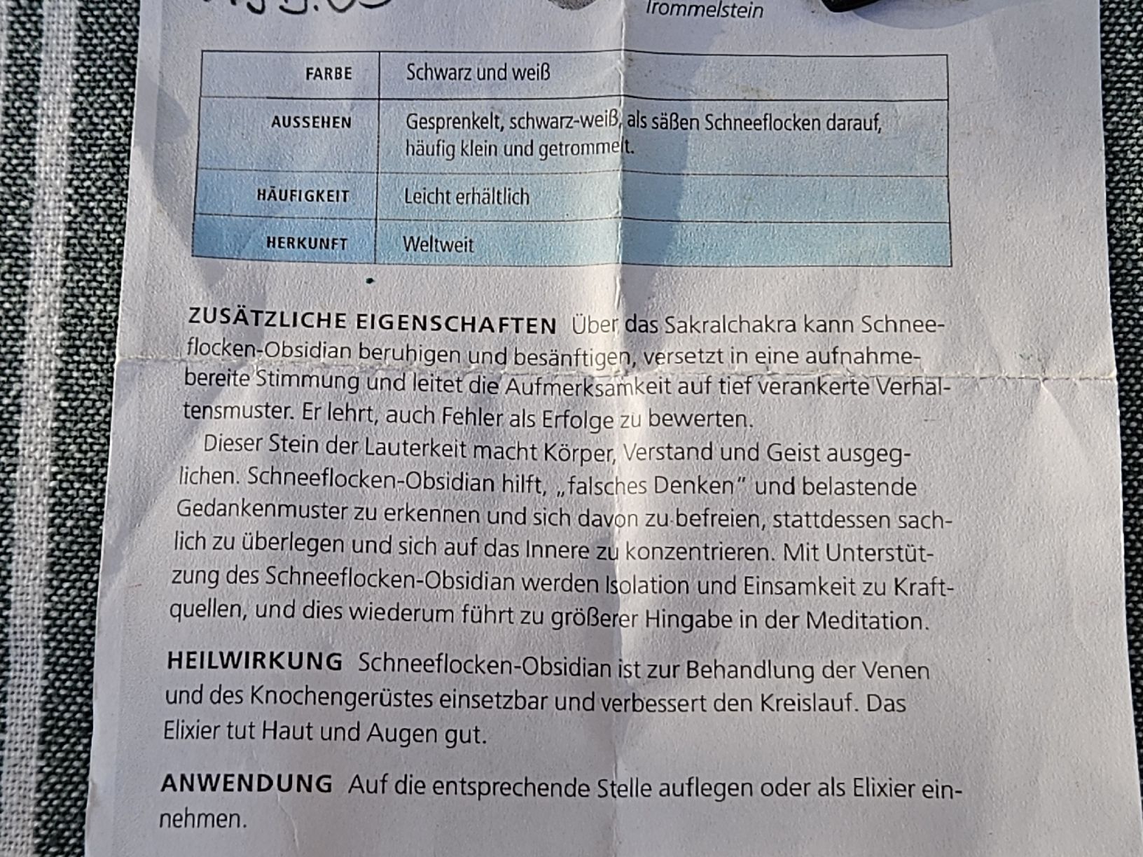 Ciondoli: Schneeflocken Obsidian Trommelstein Herz Anhänger – Nuovo (secondo la descrizione) da Wettingen venduto da Sk8ertomda 2
