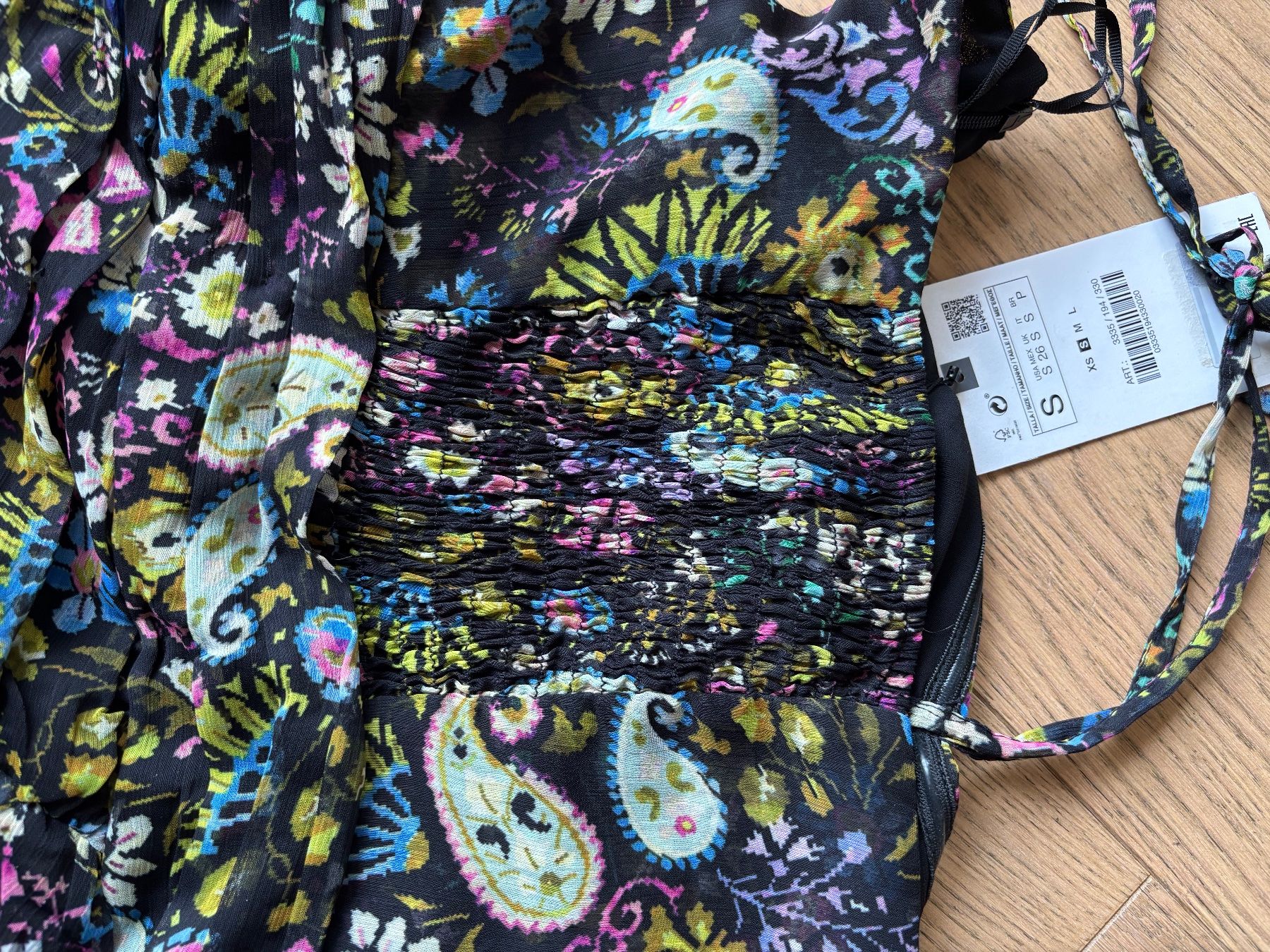 Poltrone: Mini-robe d'été noire à imprimé fleuri, taille 36 – Nuovo e nell'imballaggio originale da Genève venduto da bha_jcf5 4