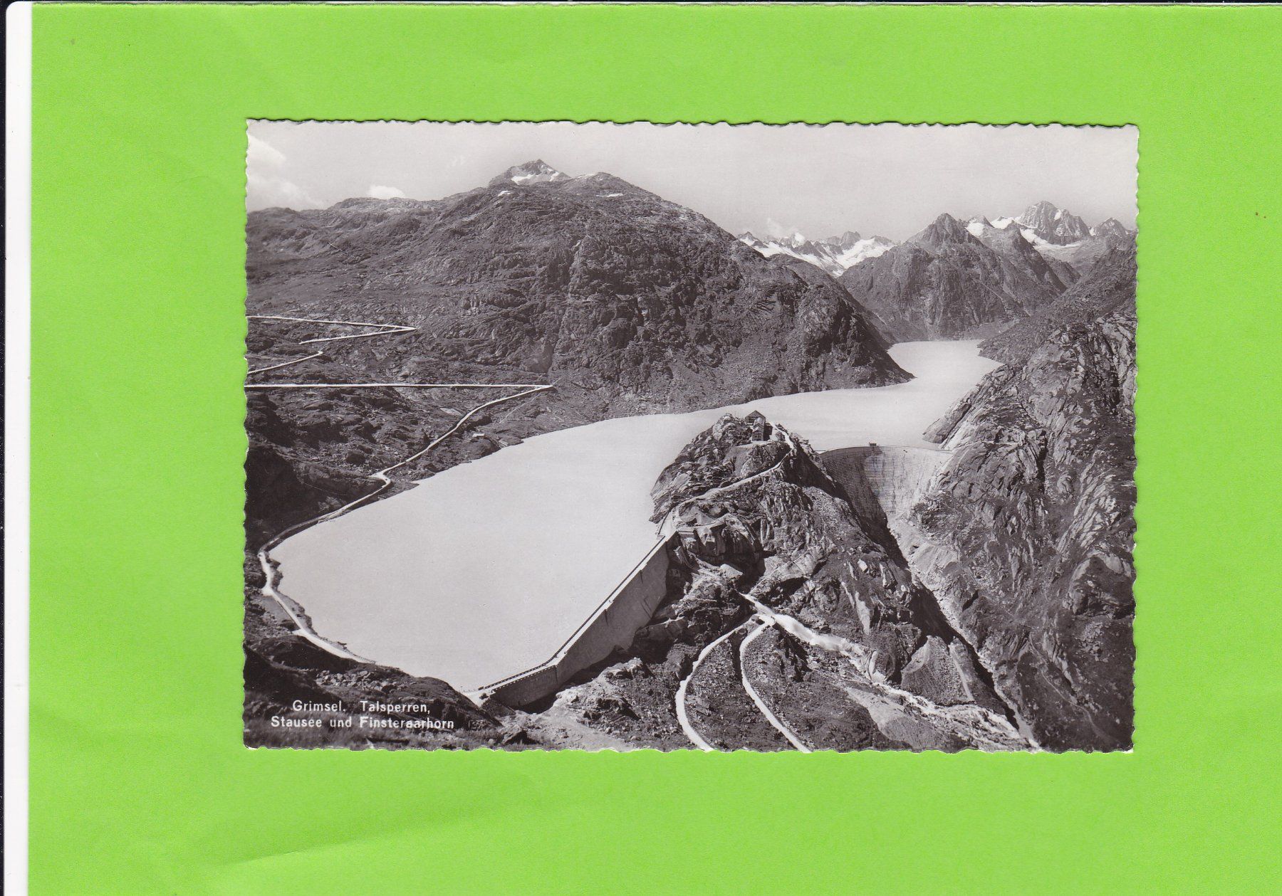 Cartoline postali: Grimsel-Talsperren-Stausee – Usato da St. Peterzell venduto da neckertal
