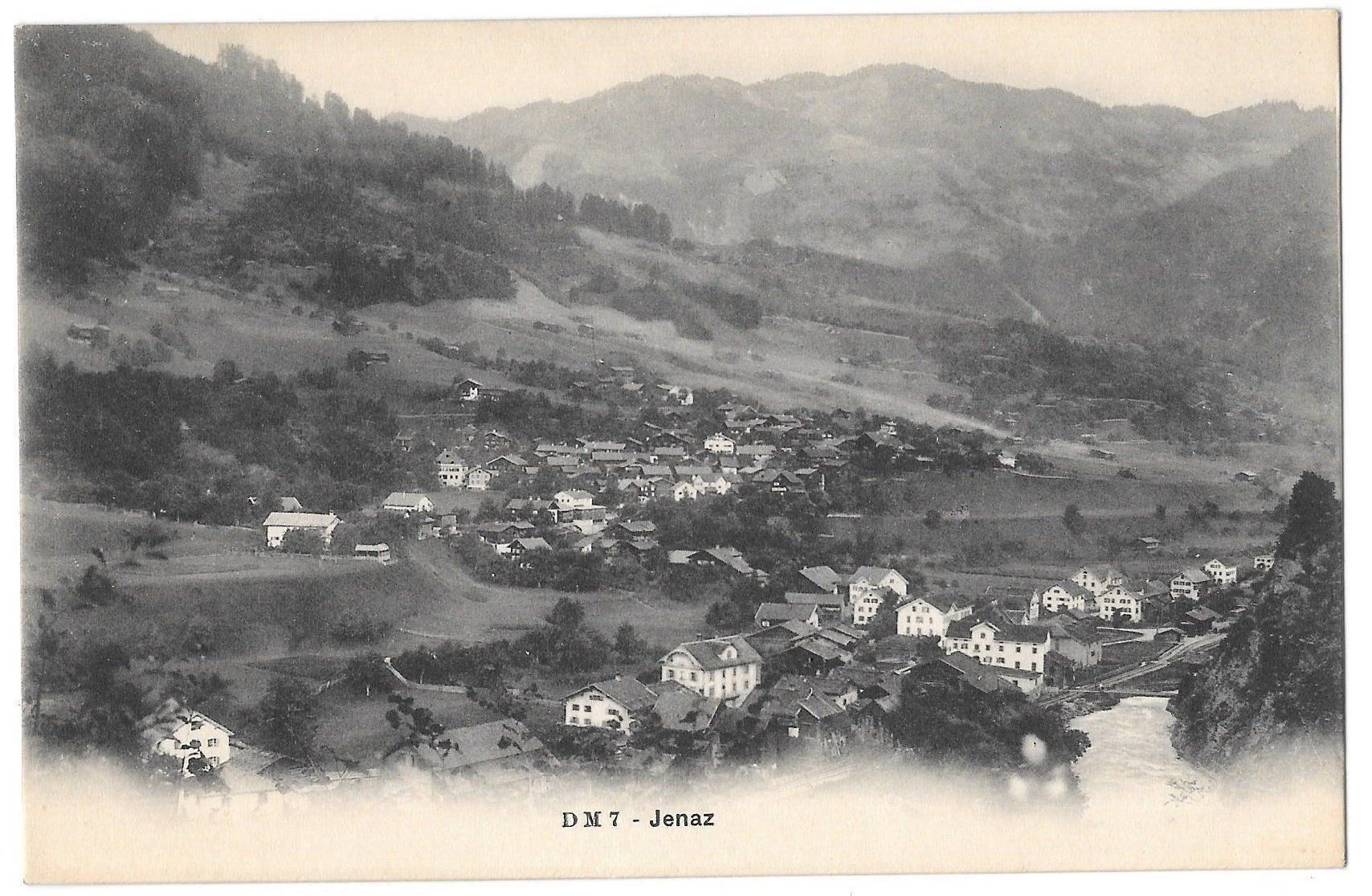 Cartoline postali: Jenaz Dorfansicht – Usato da Olten venduto da clotaldi