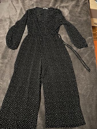 Pull&Bear Jumpsuit schwarz/weiss, Gr. M, Top Zustand!