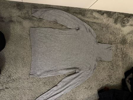 Amisu Rollkragenshirt, Grau, Grösse M, Top Zustand!