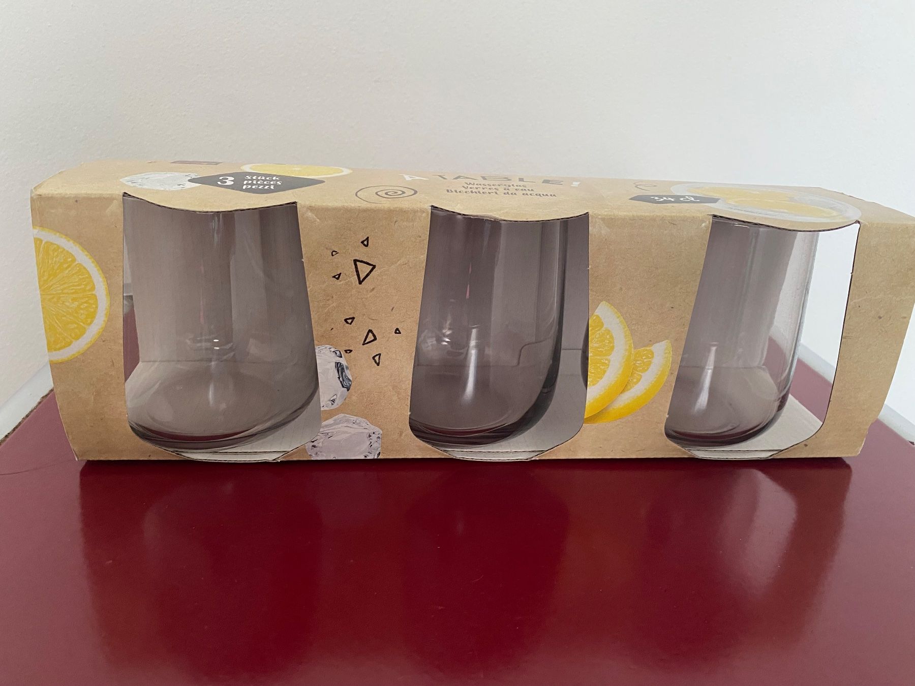 Bicchieri: Wassergläser 3er Set 34cl ungebraucht – Nuovo e nell'imballaggio originale da Luzern venduto da Felicita_26