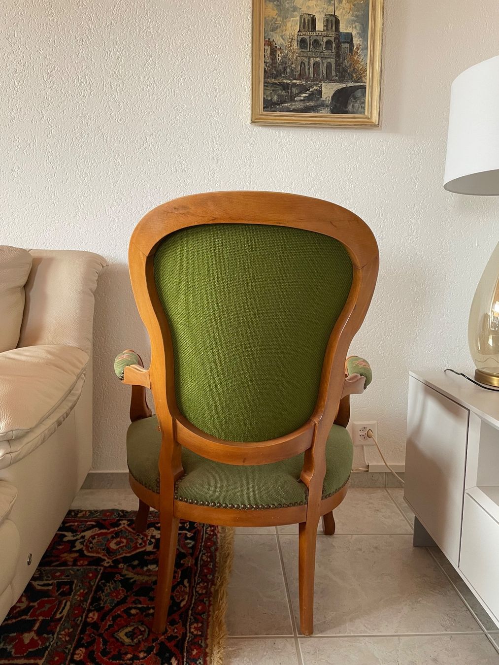 Poltrone: Antiker Sessel mit Gobelin Bezug – Usato da Luterbach venduto da vac_yv8x 1