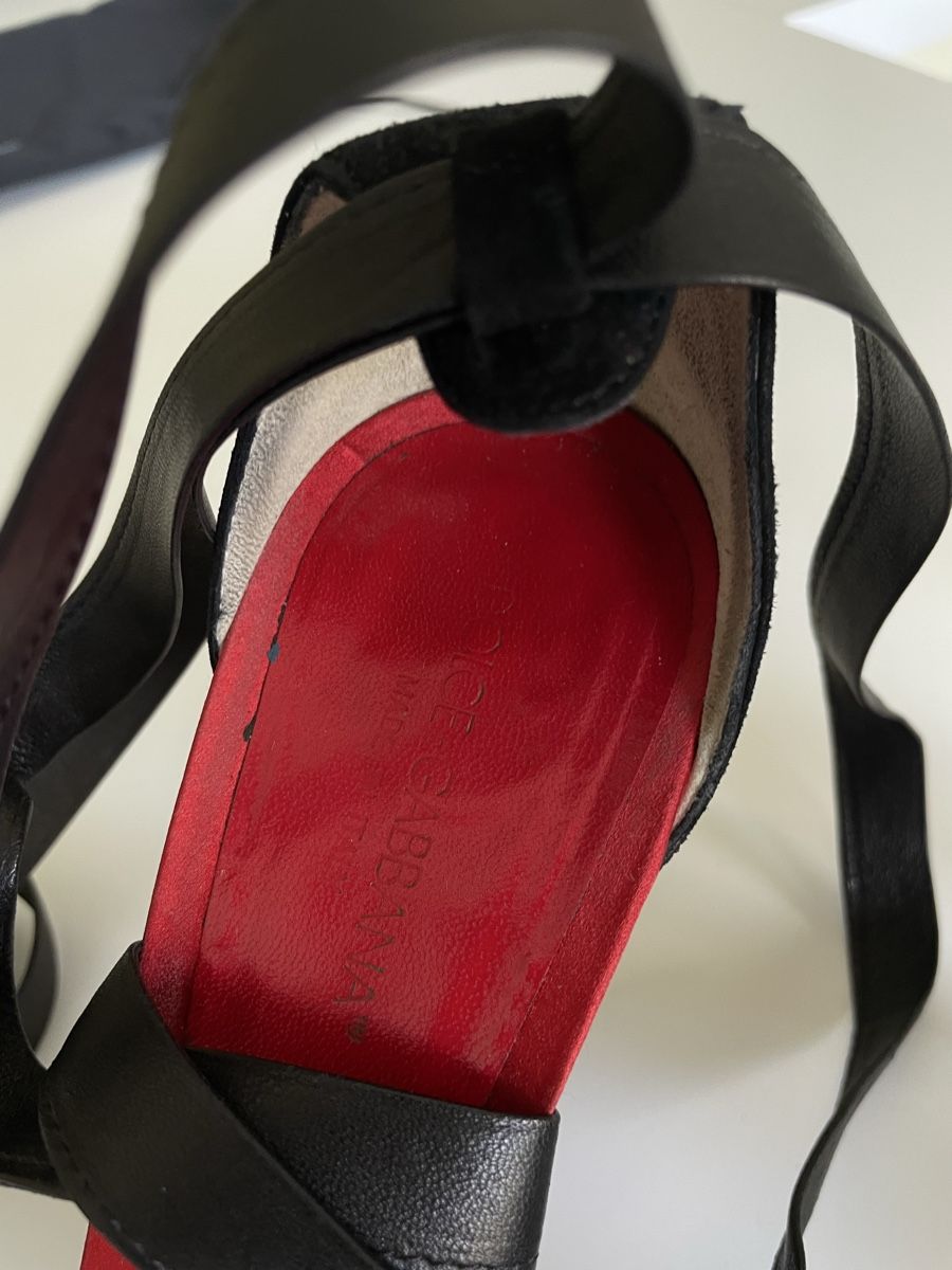 Dolce & Gabbana Scarpe da donna: Dolce&Gabbana cuir sandals en python (taille-40) – Nuovo (secondo la descrizione) da Genève venduto da iry_67wr 2