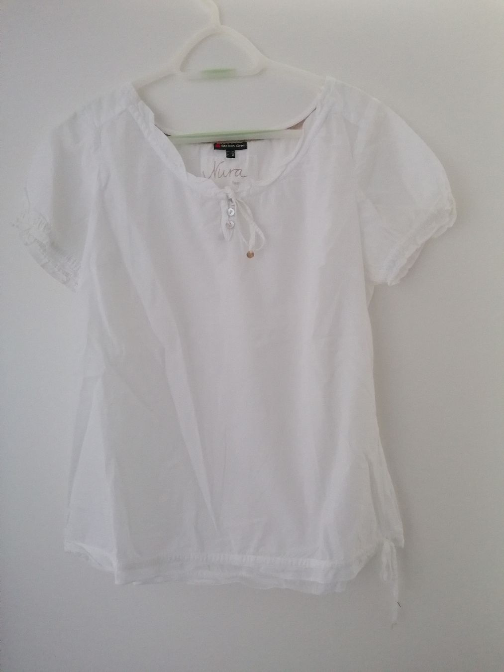 Top: Chemisier blanc – Nuovo (secondo la descrizione) da Marly venduto da FabienneVrs 1