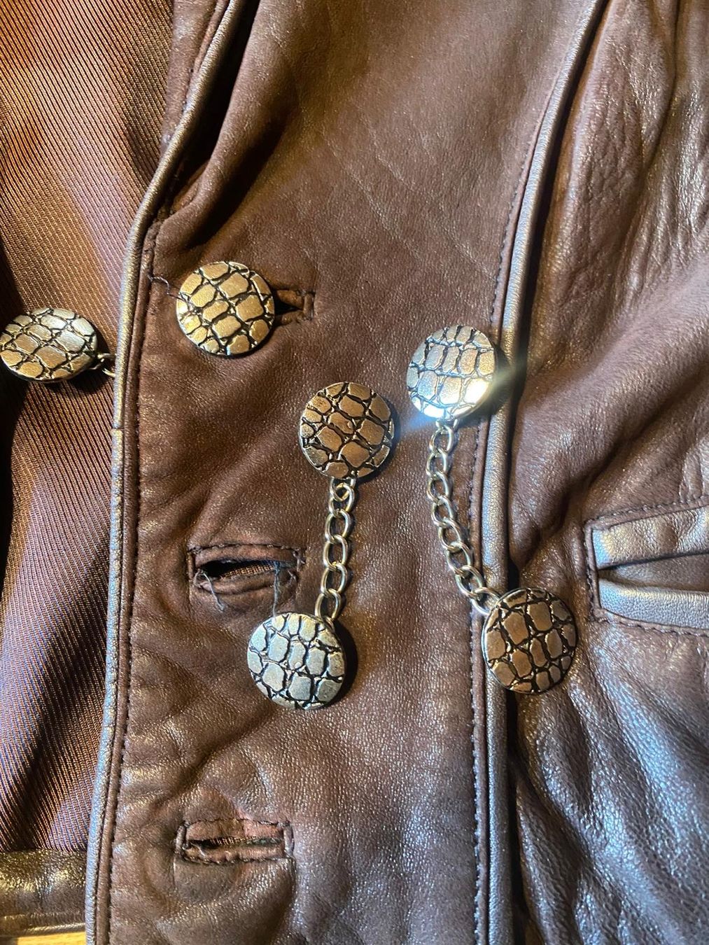Giacche: Lederjacke braun Gr. 44 – Usato da Röschenz venduto da Tashroal 8