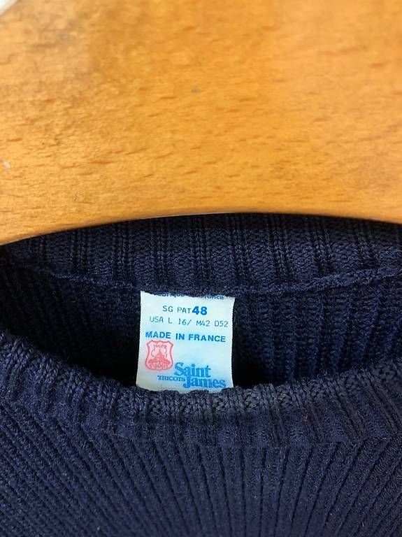 Saint James Maglioni & Felpe: Vintage Saint James Strickpullover Marineblau L – Usato da Obernau venduto da Arche_Noah_Brocki 2