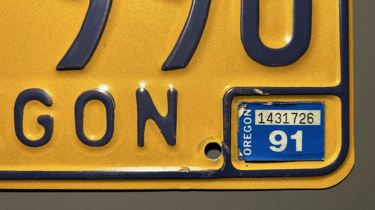 Insegne: Nummernschild USA Oregon 1991 – Usato da Urtenen-Schönbühl venduto da sanfilipp0 4
