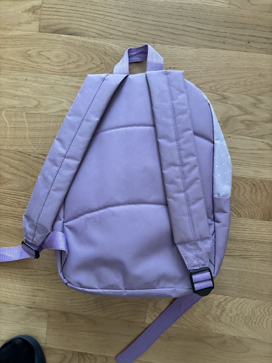 Borse & Zaini: Violetter Mädchen Rucksack mit Blumen – Usato da Rünenberg venduto da ZwergLi100 2