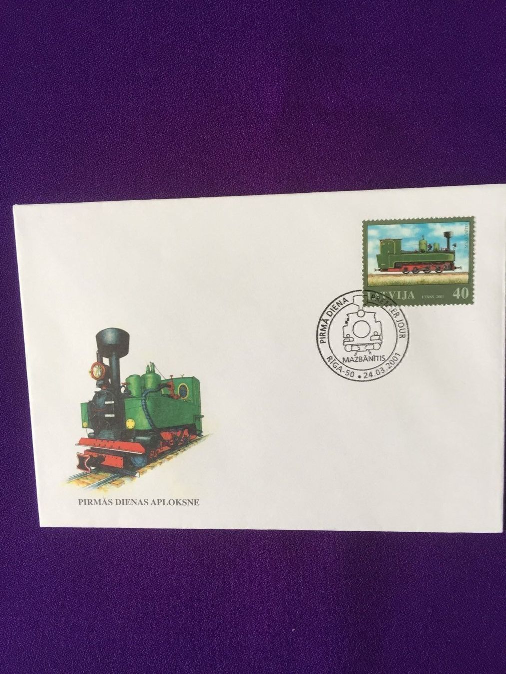 Alle Briefmarken: Briefmarken von Lettland – Gebraucht aus Zürich von Linthi1 9
