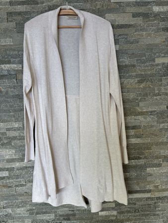 REPEAT - Long Cardigan Beige - 42