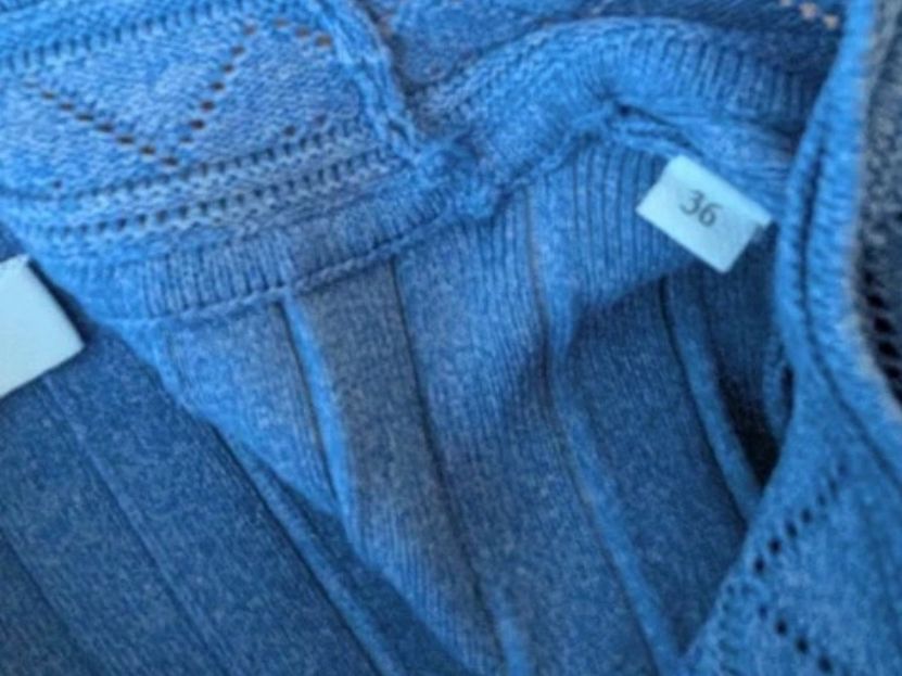 Sandro Kleider: Strickkleid Sandro blau Grösse S – Neu (gemäss Beschreibung) aus Frauenfeld von Laxmi81 3