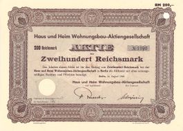 Haus und Heim Wohnungsbau AG, Berlin - 1940