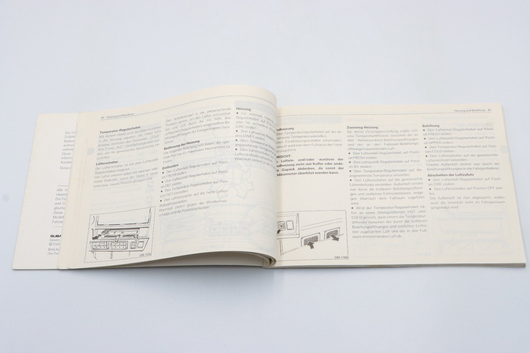 Subaru Documenti: Subaru E Serie 1987 Betriebsanleitung – Usato da Bühl b.Aarberg venduto da Collectorpassions 6