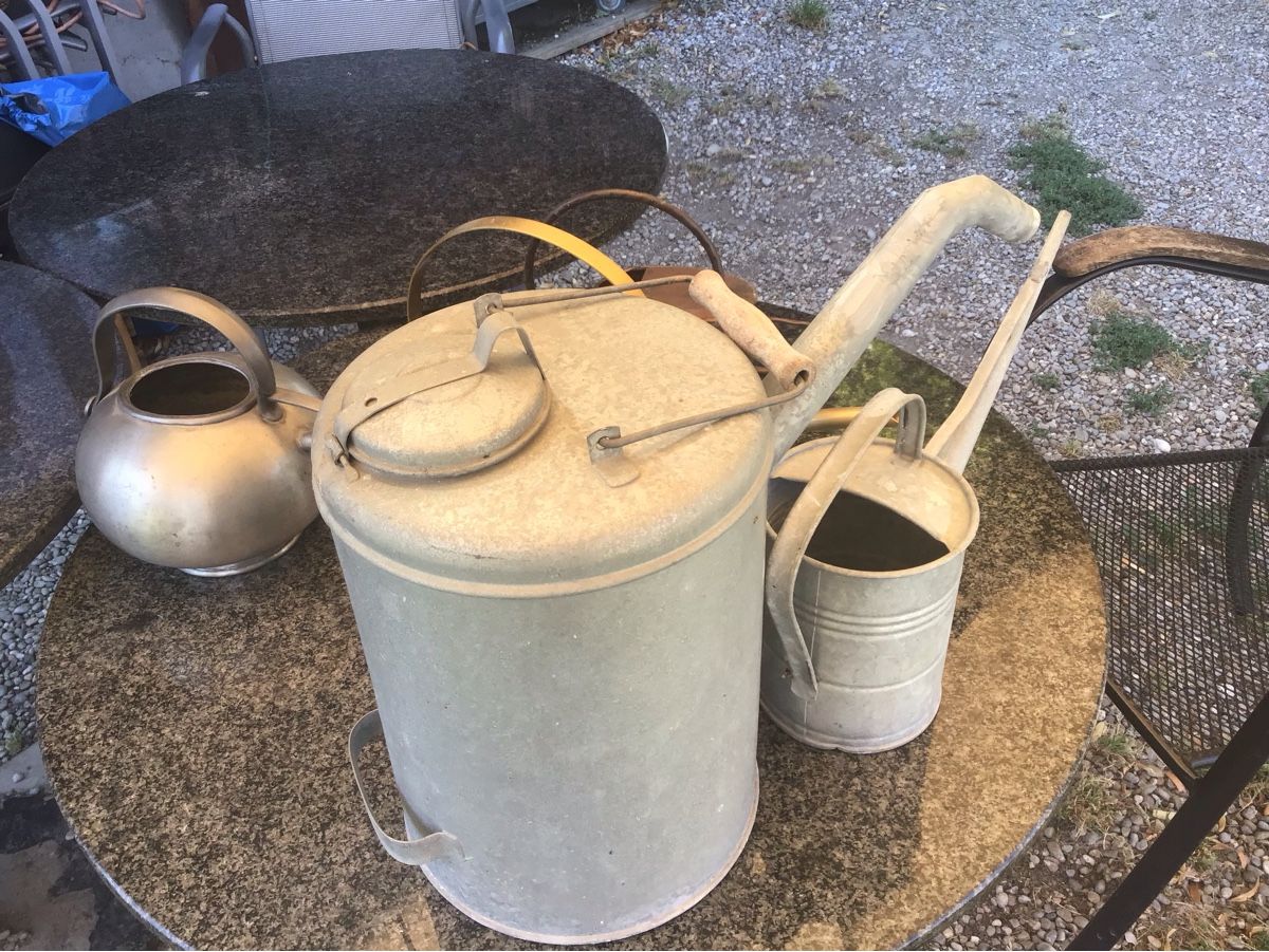Annaffiatura & Irrigazione: Garten Giesskannen Set Vintage gebraucht – Usato da Bazenheid venduto da jud_wk8k 8