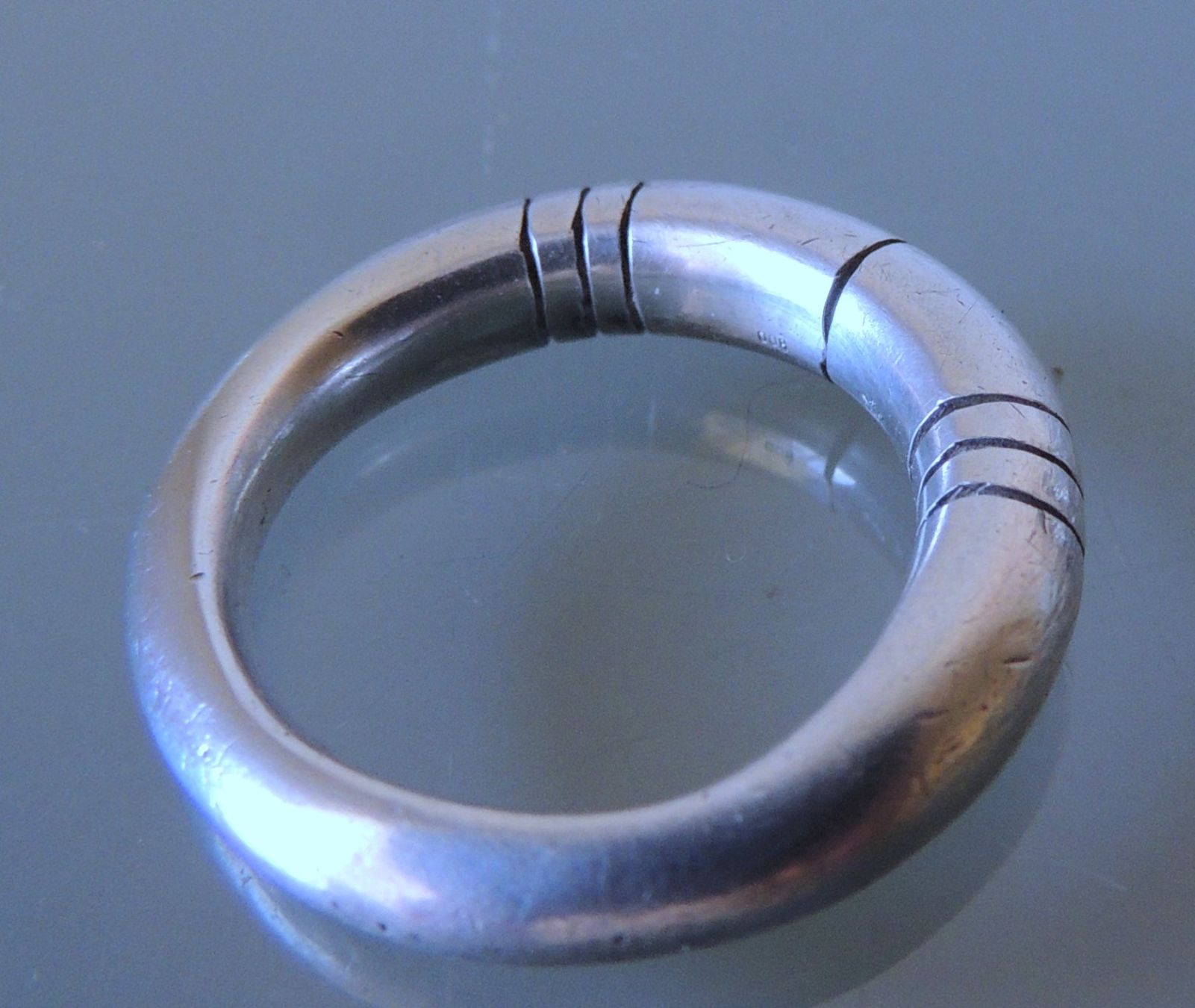 Anelli: Silber 800 Fingerring Gr. 56 – Usato da Waldenburg venduto da schaller707 1