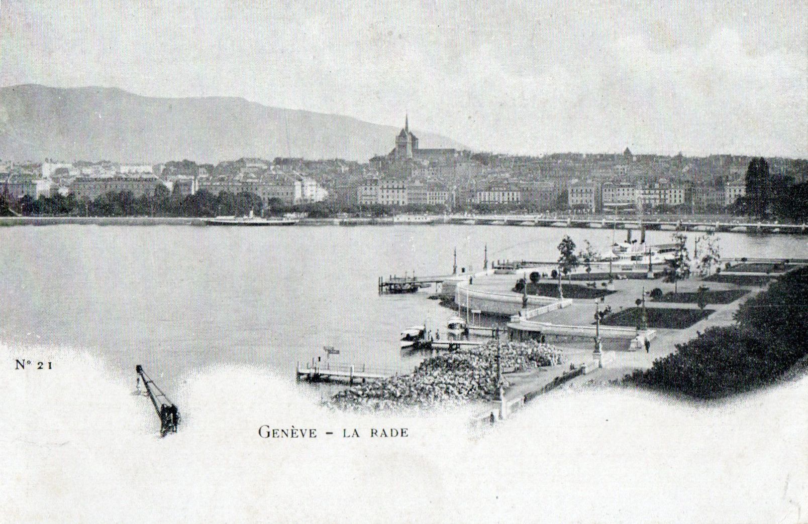 Ansichtskarten: Genève - La Rade – Neu (gemäss Beschreibung) aus Melano von pisonsdro