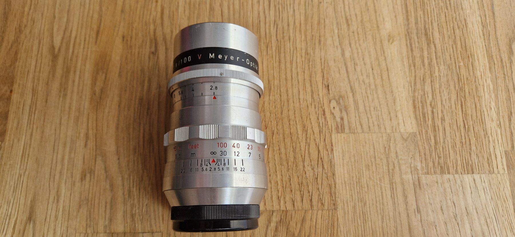 Obiettivi: Meyer Optik Trioplan 1:2.8/100 V Objektiv – Usato da Zürich venduto da Lina049 3