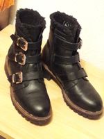 Bequemer Damen Stiefel - Gr. 37 - m. Reissverschluss