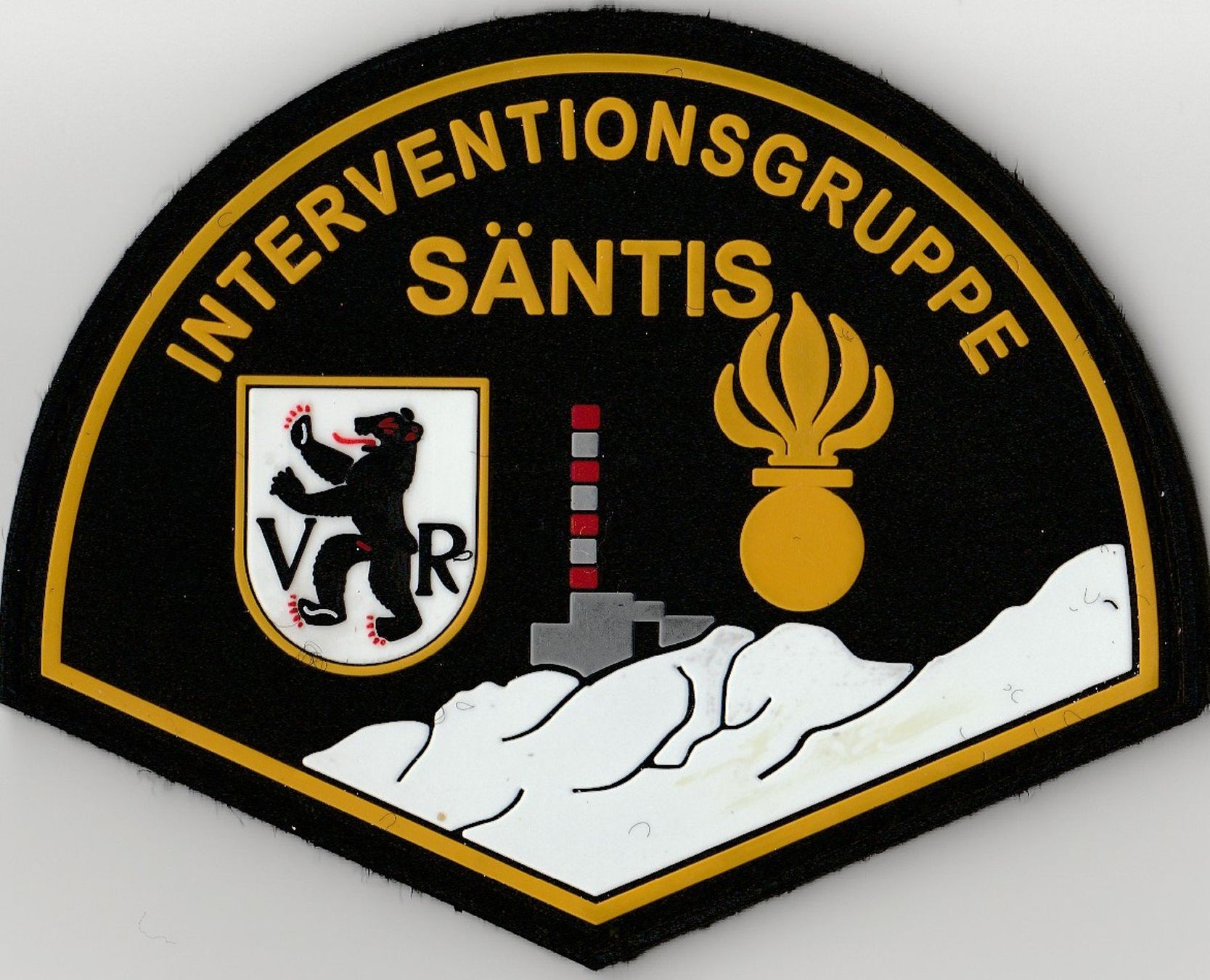 Swiss Placchette & Badge: Interventionsgruppe Säntis Aufnäher / Patch Rarität Samml... – Nuovo e nell'imballaggio originale da Emmenbrücke venduto da F.ingl-1947