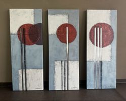 3teiliges Wandbild