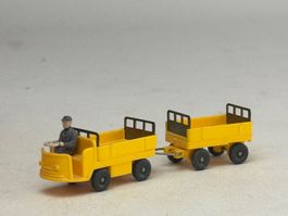 VE1- Wiking E Karren für Bahnsteig gelb