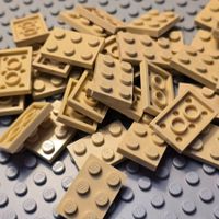 Lego 40x Platten 2x3 (3021) Tan
