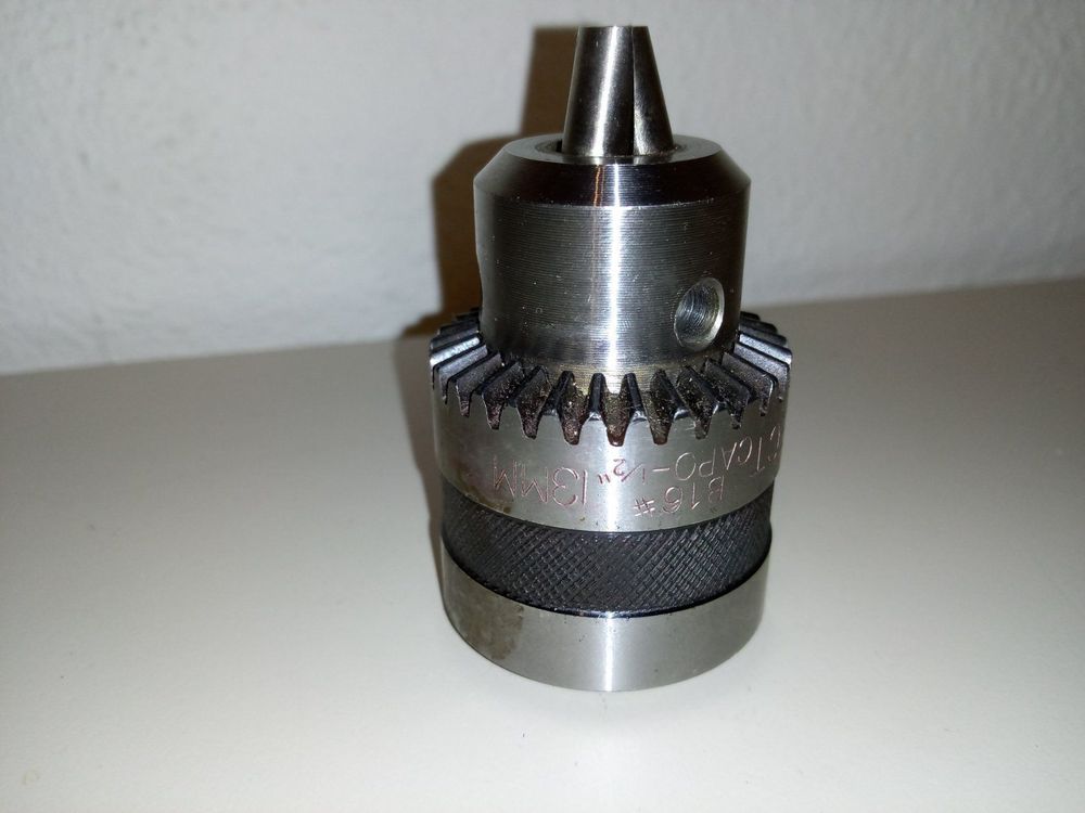 HHIP 3701-0115 Präzisions-Bohrfutter JT3 – Kapazität 1/64" Bis 5/8", Mit Schlüssel, Hergestellt In Taiwan